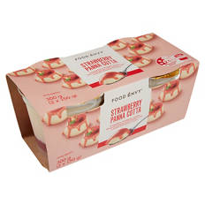 Strawberry Panna Cotta 2 Pack 300g